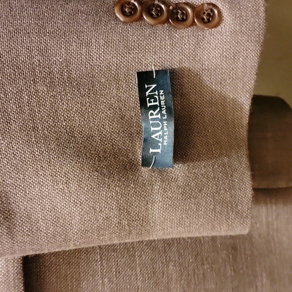 New Lauren Ralph Lauren Blazer 42R Rose Gold - Picture 3 of 8